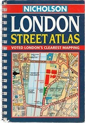 Nicholson London Street Atlas Spiral bound Book The Fast Free Shipping