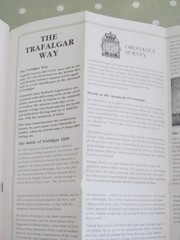 ORDNANCE SURVEY THE TRAFALGAR WAY COMMEMORATIVE MAP NATIONAL TRUST DATED 2005