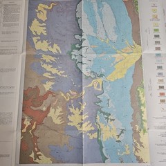 USGS Geologic Maps of Rapid City West & East Quadrangle Pennington County 1969 +