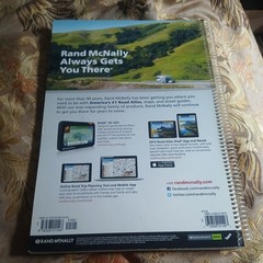 Rand McNally 2015 Large Scale Road Atlas United States Spiral Bound