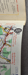 Michelin Map, No 205, ALLEMAGNE – GERMANY 1963 1:200 000