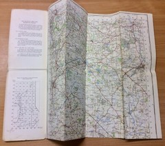 Vintage Ordnance Survey One Inch Map Of Shrewsbury