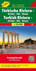 Turkey Riviera, Antalya-Side-Alanya by Freytag-Berndt und Arta Sheet map, folded