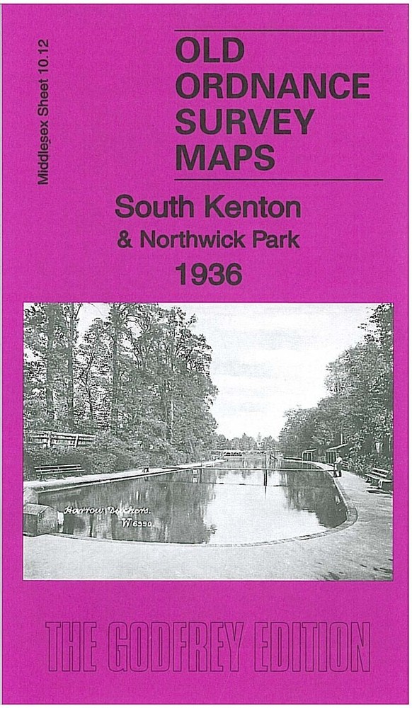 South Kenton & Northwick Park 1936 Middlesex Sheet 10.12 by Alan Godfrey