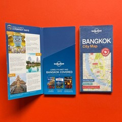 Lonely Planet Bangkok Thailand City Map • Walking Tour • Easy-Fold & Waterproof