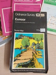 5 Ordnance Survey Maps Barnstaple, Ilfracombe, Exmoor, Bideford, Lundy Island