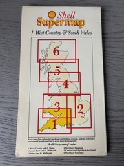 Shell Supermap 1 West Country & South Wales Vintage