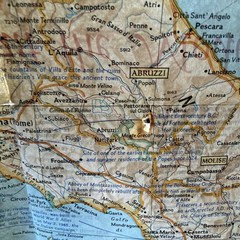 National Geographic June1970 Map Traveler’s Map of Italy Vintage Please See PICS