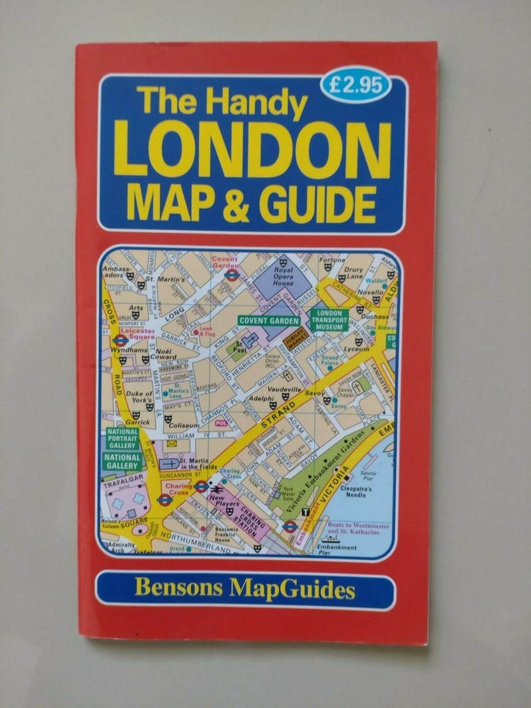 The Handy London Map and Guide By Bensons MapGuides 2009