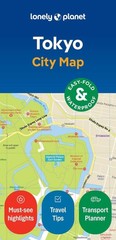Lonely Planet Tokyo City Map: Durable, Waterproof, Easy-Fold Planning Map with A