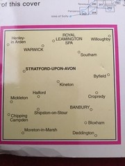 LANDRANGER OS Map 151 STRATFORD-upon- AVON/Warwick/Banbury/Chipping Campden 1992
