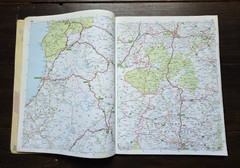 Vintage CASTROL 1990 Road Atlas of Great Britain – Exclusive to Halfords