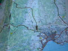 Turkish Riviera 1:150 000 freytag & berndt road leisure map – Antalya, Side