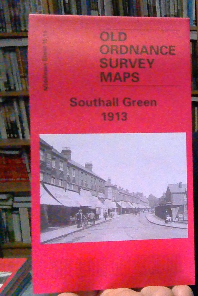 MAP OF Southall Green 1913: Middlesex Sheet 15.14 by Alan A. Jackson NEW