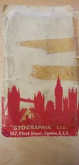 Geographia Vintage Red Visitors Guide To London with Folding Map. See details