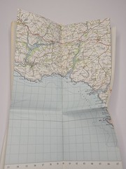 PLYMOUTH, Ordnance Survey, Seventh Series, One-Inch Map, Paper, Sheet 187, 1961