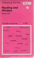 READING WINDSOR No 175 39615 1.500 000 First Series Ordnance Survey Map