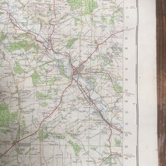 vintage 1960 ordnance survey map Of Dorchester Rolled Sheet 178
