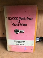 Fraserburgh & Peterhead: Ordnance Survey Metric Map 1:50000 #30