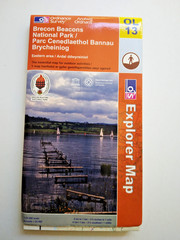 Brecon Beacons National Park OL13 Ordnance Survey Explorer Tuff map E Area 2007