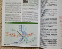 Kyiv Kiev Ukraine pocket guide, map year 2012 places to visit, metro underground
