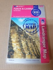 Ordnance Survey Landranger Active Laminated Map – MANY AVAILABLE CHOOSE A MAP