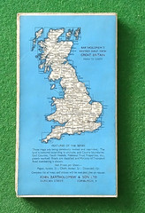 Vintage Bartholomew Half Inch Contoured Cloth Map Sheet 34 – English Lakes