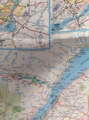 Tourist Map – Atlantic Provinces and Quebec – Canada by AAA and CAA