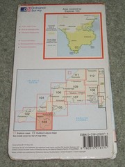 Ordnance Survey Explorer 1:25,000 sheet 103 The Lizard, Falmouth & Helston; 1996