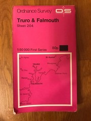 Ordnance Survey Map Sheet 204 – Truro And Falmouth