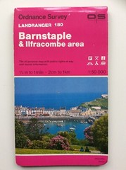 Ordnance Survey Landranger Map 180 Barnstaple & Ilfracombe area (4)