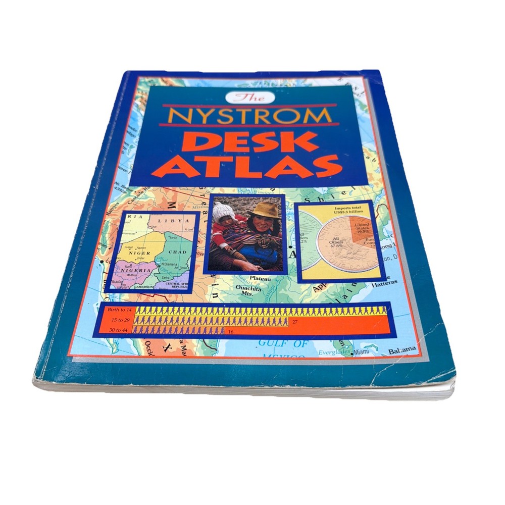 The Nystrom Desk Atlas – Paperback By Staff of Publisher – VERY GOOD