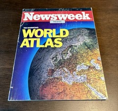 Vintage 1987/1988 Newsweek Presents The Hammond World Atlas – Hammond Maps Book