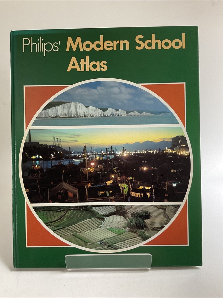 Philip’s Modern School Atlas Ed by Willett, Gaylord, Atkinson 1983. (N236)