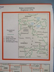 OL270 Sherwood Forest OS Explorer Map Ordnance Survey