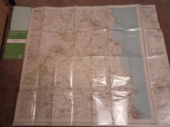 OS Ordnance Survey Landranger ALNWICK & MORPETH Sheet 81 Cased Edition