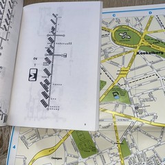 Map And Guide Of Brussels & surroundings, Girault Gilbert VINTAGE