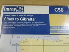 Amazing Cond IMRAY Folding Map C50 Sines to Gibraltar