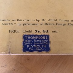 Ordnance Survey Map The Lake District One Inch Cloth 1948