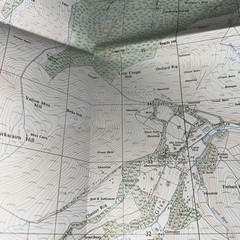 Vintage Ordnance Survey Pathfinder Innerleithen 1991 Map 460