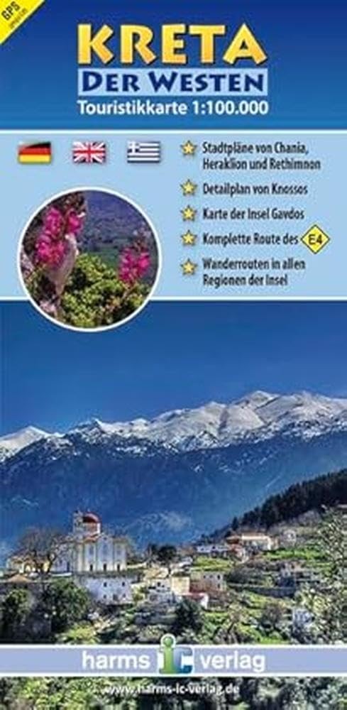 Harms IC Verlag Crete West (Map) (UK IMPORT)