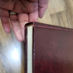 Vintage 1988 Rand McNally World Atlas Of Nations Large Burgundy Hardcover Book