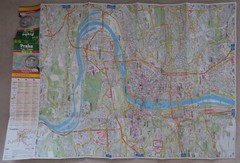 Foldout City Map of Prague • Freytag & Berndt • 2010 • Used