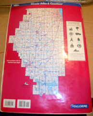 2003 Illinois Atlas & Gazetteer Map – Delorme – Needs Staples