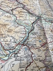 Bartholomew’s Map Tweeddale Berwick Vintage 60s 1961 Paper ½” Free Post UK