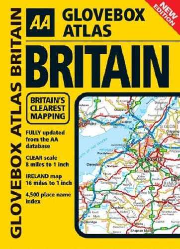 AA Glovebox Atlas Britain (Road Atlas) Spiral bound Book The Fast Free Shipping