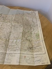 Ordnance Survey One Inch Map Sheet 139 Cardigan OS