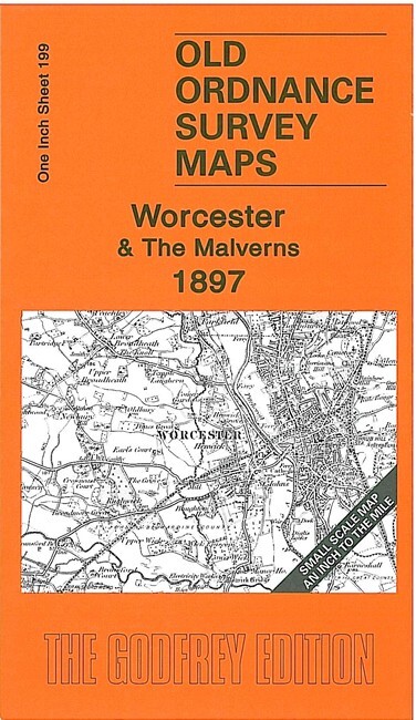 Worcester & The Malverns 1897 One Inch Sheet 199 by Malcolm Nixon