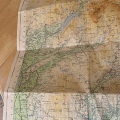 Ordnance Survey Map The Lake District One Inch Cloth 1948