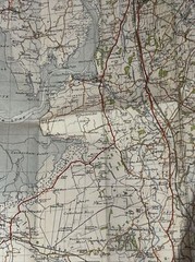 PRESTON Ordnance Survey Sixth Edition One inch 1947 Sheet 94 Paper Lancaster